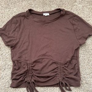 Brown garage top size small